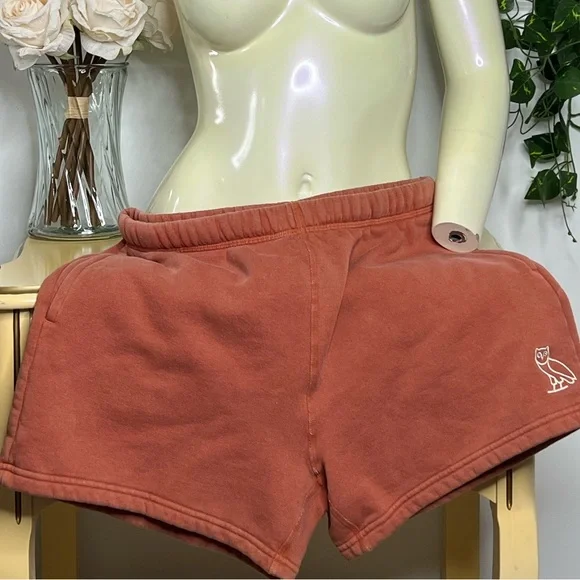 OVO Rust Sweat Shorts - Picture 8 of 8